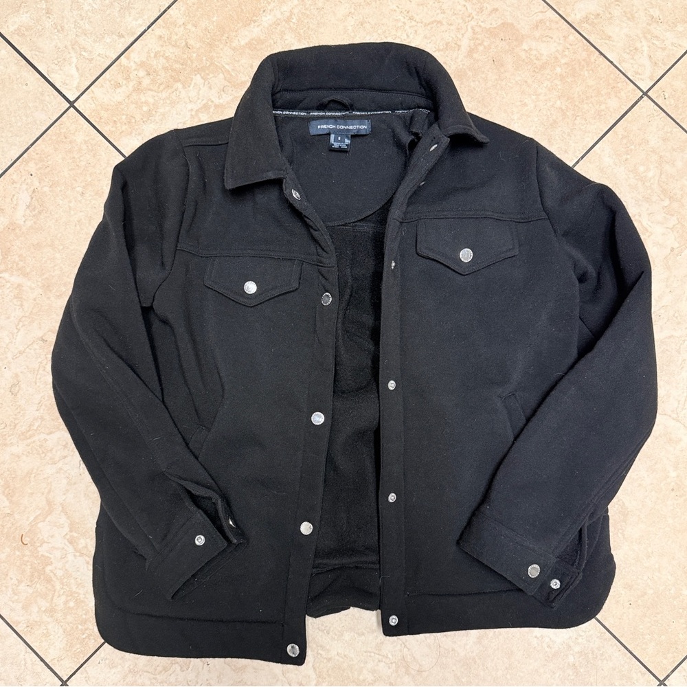 French Connection Terry Soft Collared Jacket